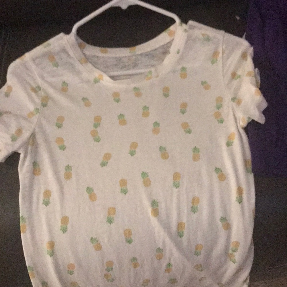 Pineapple white tee